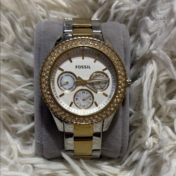 Fossil Accessories - Fossil Women's Two-Tone Gold and Silver Watch